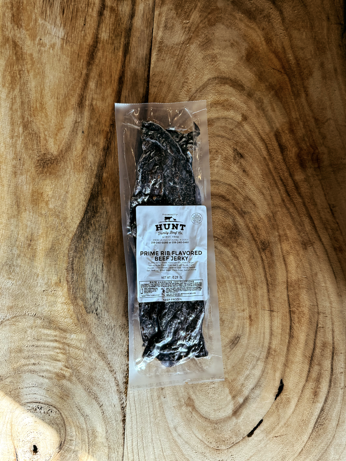 Prime Rib Flavored Beef Jerkey