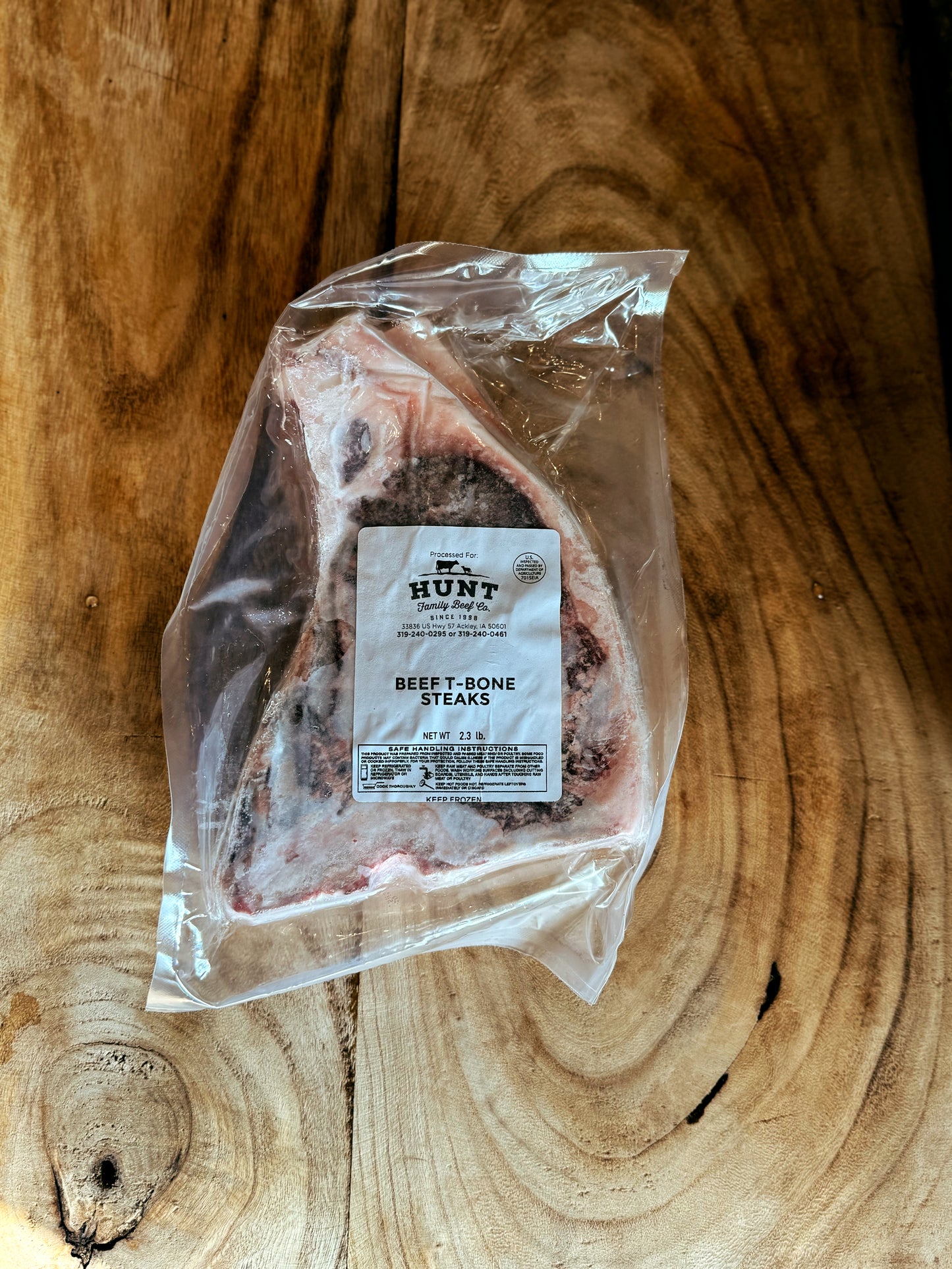 Beef T-Bone Steak (2 per Package)