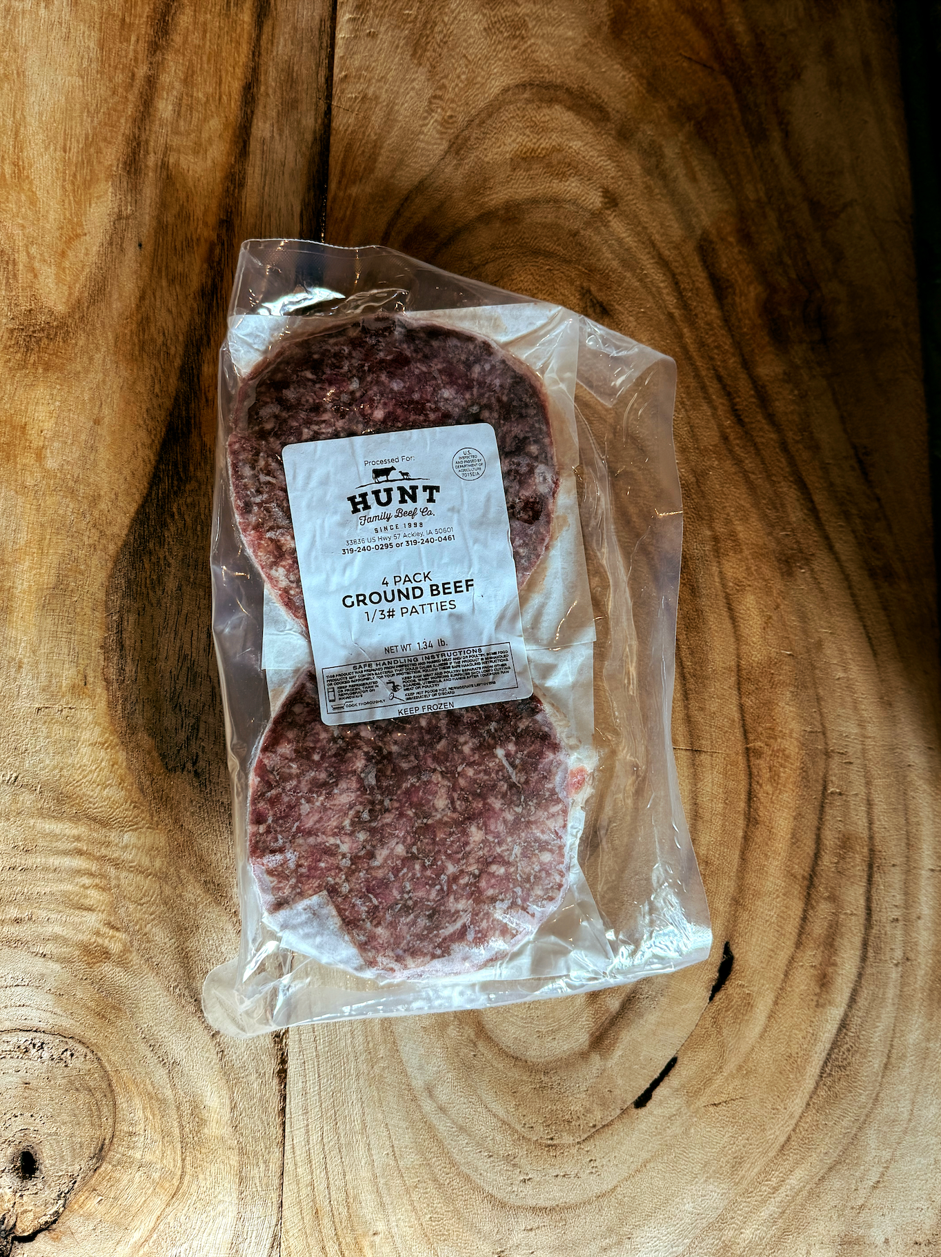 Beef Patties - 4 Pack