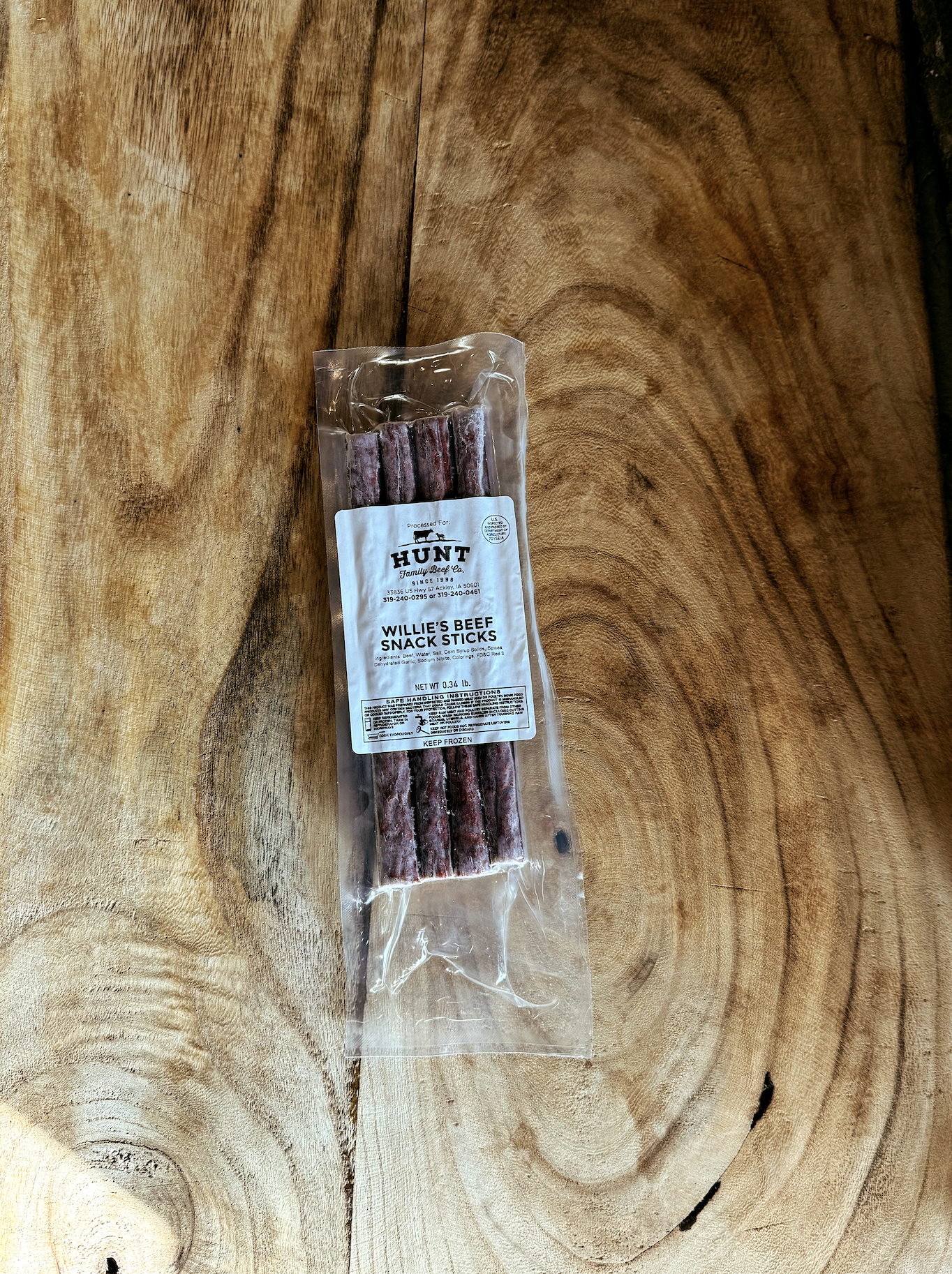 Beef Snack Sticks - Full-Sized